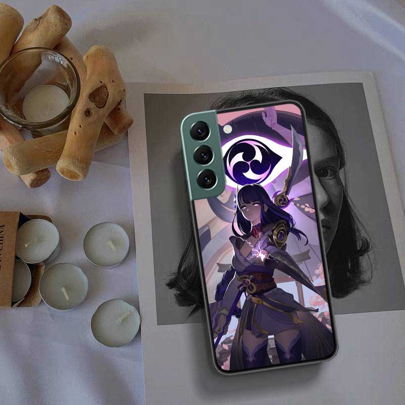 Чехол для телефона Genshin Impact Raiden Shogun, популярный, для Samsung A15 A25 A35 A55 Galaxy A70S A50S A30S A30 A40 A71 A51 A41 A31 A21 A11 A0