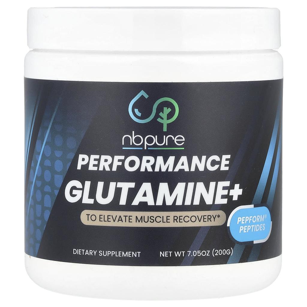 NB Pure Athletic Performance, Glutamine+, 7.05 Oz (200 G)