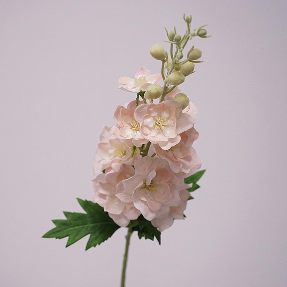 72cm Artificial Delphinium Flower Moisturizing Lifelike Delphinium Stem Real Touch Simulation Flower Wedding Bouquet