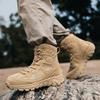 Large Size Military Boots Outdoor Men's Boots Wading Shoes High Top Hiking Boots Wear-resistant Cold Hiking Shoes