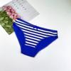 6 Pieces Women Cute Stripe Cotton Panties Comfort Sexy Underwear Panties Lovely Bow Female Underpants