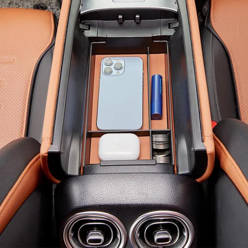 Car armrest box storage box central control box for Mercedes Benz C Class W206 S206 2024 2025