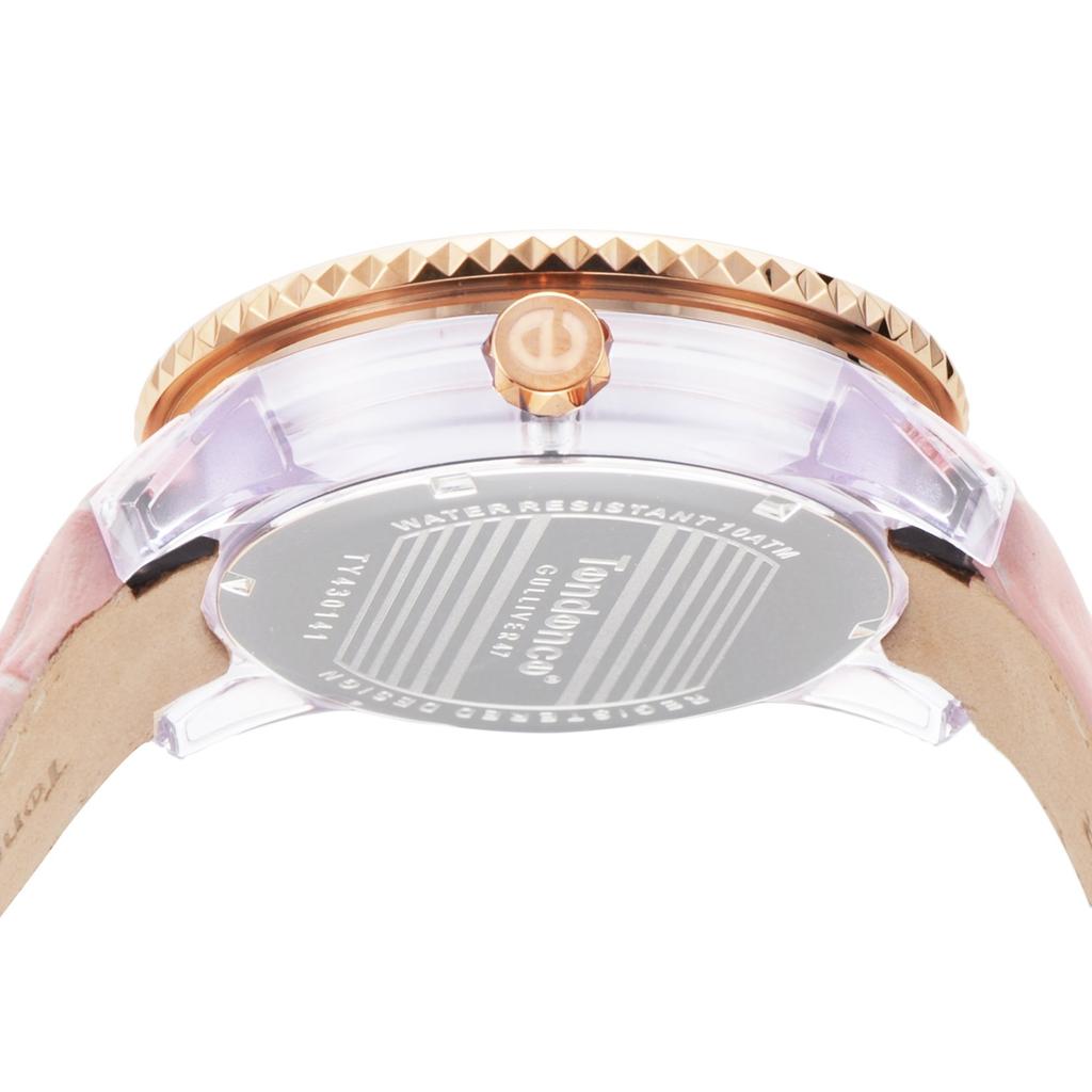Часы Glam White Dial Polycarbonate Mineral Glass Quartz Watch TY430141 Pink [Tendence] 48.5MM Womens [Товар]
