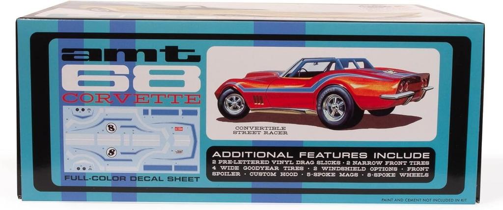 AMT 1968 Chevrolet Corvette Custom AMT1236 Молдинг Цвет 1/25