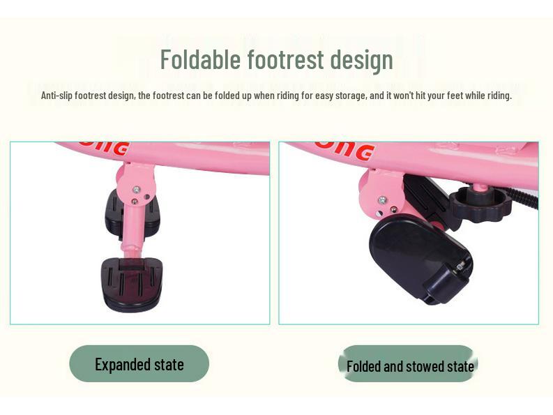 Lightweight Children's Pedal Car Stroller Tricycle for Ages 1-5