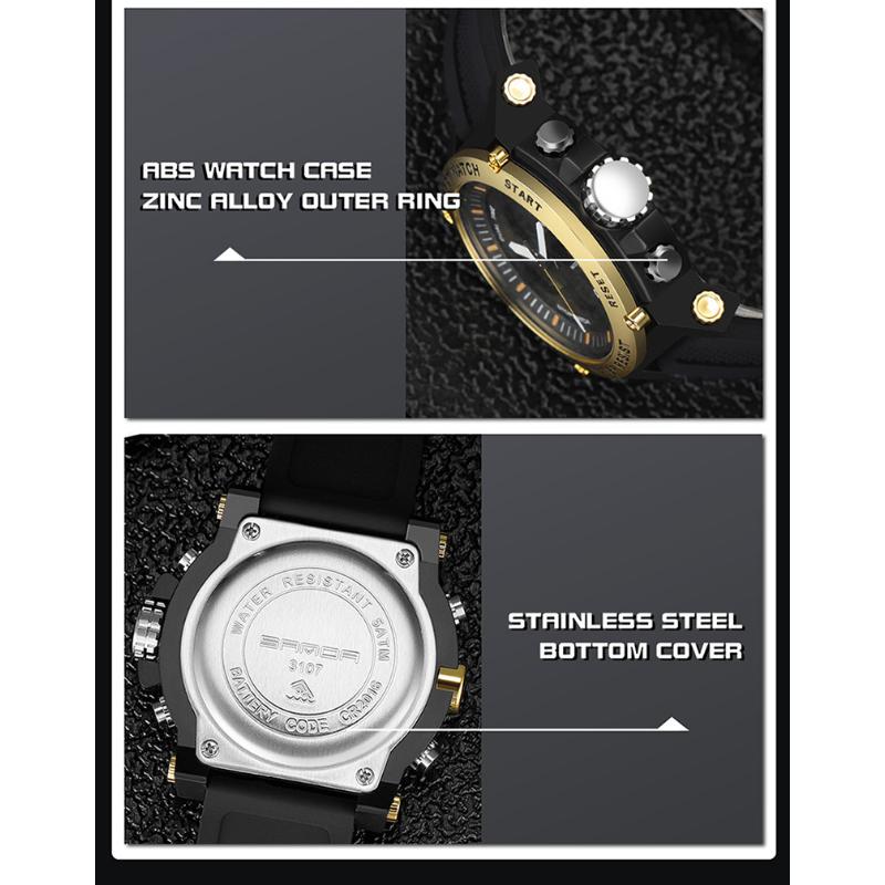 SANDA New Multifunctional Fashion Trend Sports Outdoor Multifunctional Electronic Watch