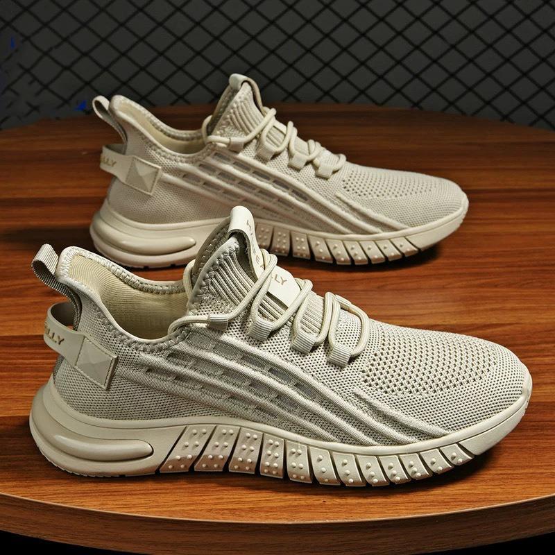 Men's Shoes Summer New Breathable Hollow Net Shoes Men's Trend Versatile Sports Shoes Casual Dad Shoes Men