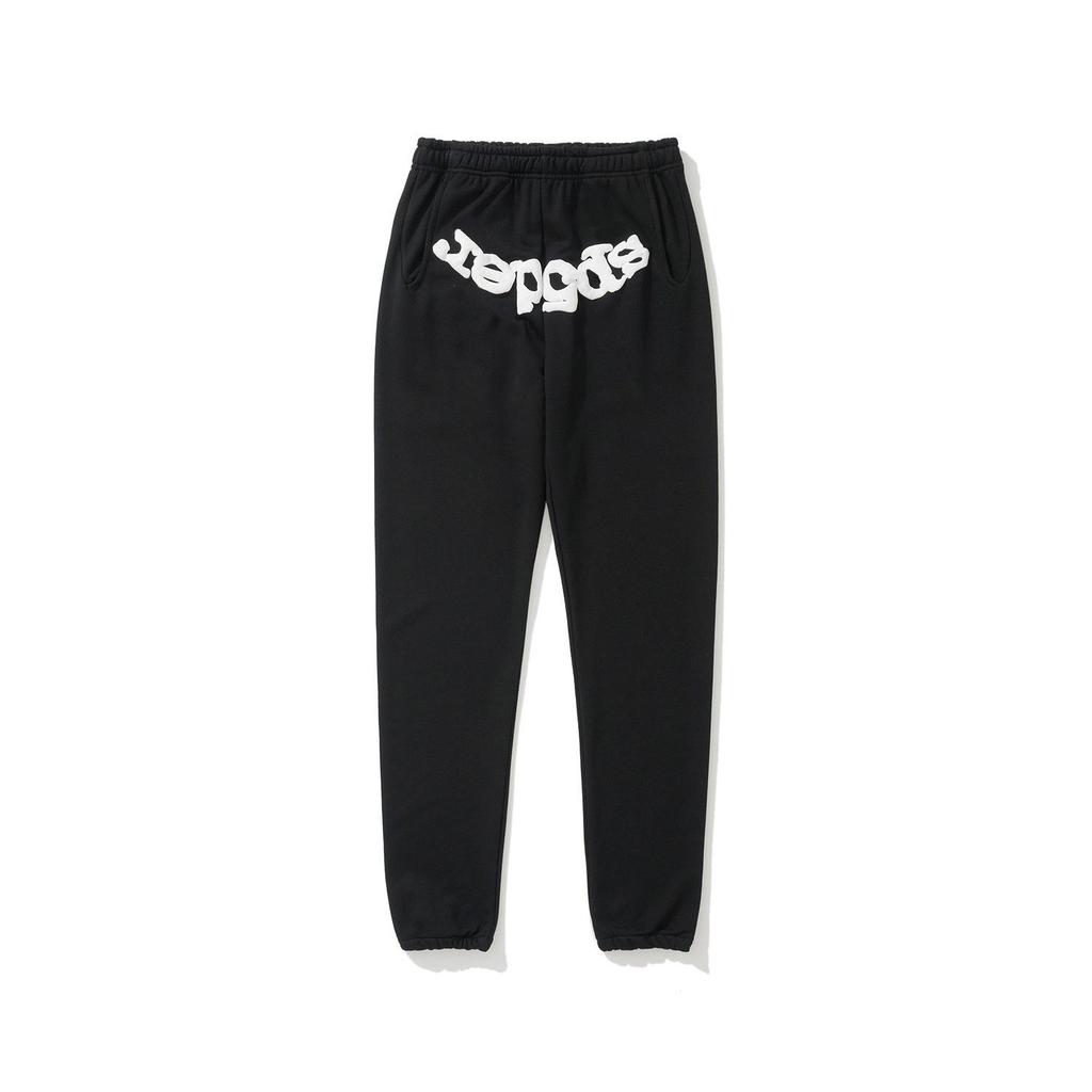 Унисекс Худи Sp5der 555555 с Паутиной и Объемными Буквами