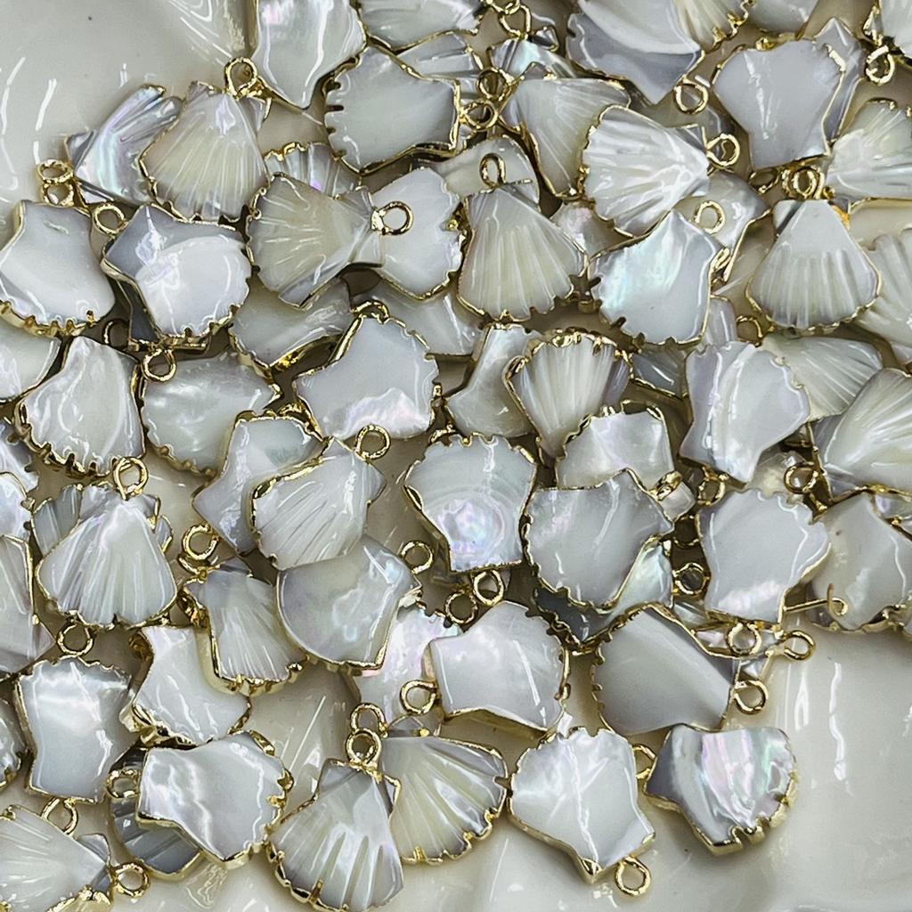 5 шт. Маленькая подвеска Ракушка Подвеска в форме ладони 13 мм Для изготовления ювелирных изделий DIY Ожерелье Браслет Серьги Аксессуар