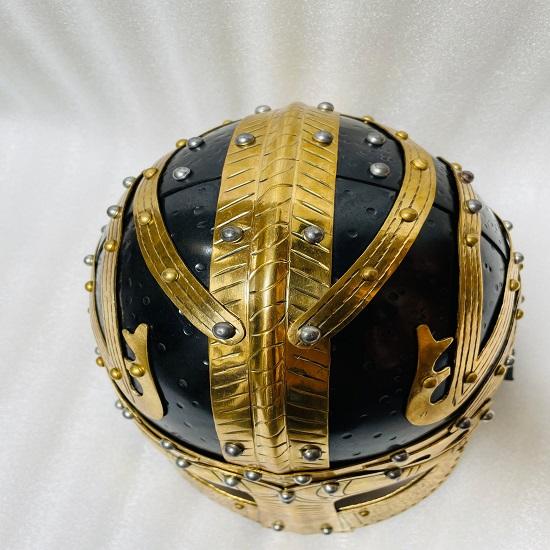 Средневековый шлем викингов, боевой воин, стальная броня, шлем Sca Larp Vendel Helmet