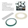 1/4 10 Inch Tape Splicing Set Compact Aluminum Alloy Metal Tape Splicing Block for Open Reel To Reel Tape Media