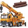 1/50 Crane Toy Metal DieCast Crane Model,Construction Truck Toys with Simulated Sounds and Lights,Suitable for Ages 3 and Up Toy Crane for Boys