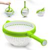 Складная центрифуга для салата со складной ручкой, многофункциональная протирка для фруктов и овощей, сетчатый дуршлаг, корзина для слива