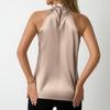 Women's Summer New V Neck Casual Halter Vest Sleeveless Top