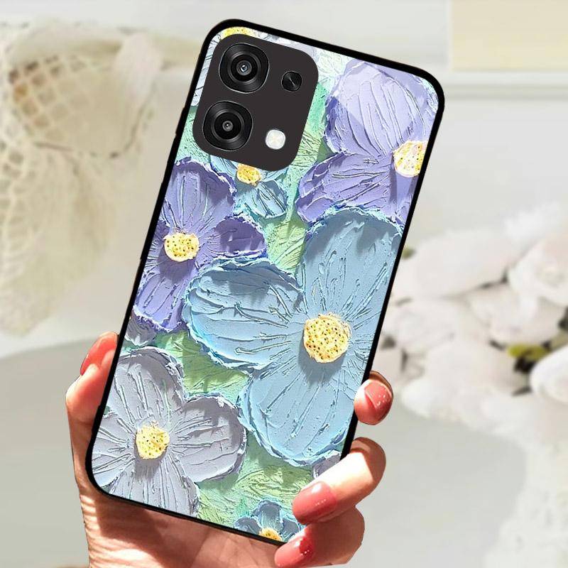 Для Oppo A6 A 6 Pro F31 5G CPH2781 Чехол Модная Расписная Крышка из Закаленного Стекла Для Телефона OPPO A6Pro Fundas Защитный Чехол Coque