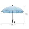Champion Boys' Solid Color Windproof Jump Umbrella, Sax, 60cm x 8R, CHS47JP60-N