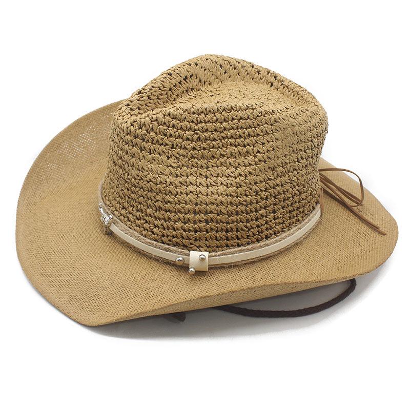 Tibetan Tibetan straw hat top hat male and female minority style retro big-brimmed jazz hat fishing sunscreen hat