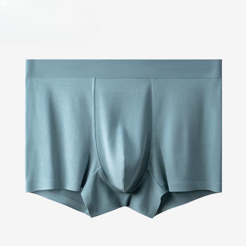 Мужское нижнее белье из чистого хлопка с антибактериальной внутренней частью, дышащее, однотонное, для мальчиков, для молодых мужчин, со средней посадкой