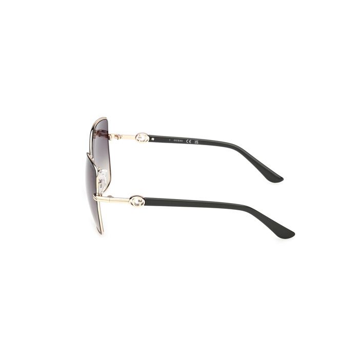 Lunettes de Soleil Guess GU00259 59/15/135 Shiny dark green Front metal circle galvan WOMAN GU00259