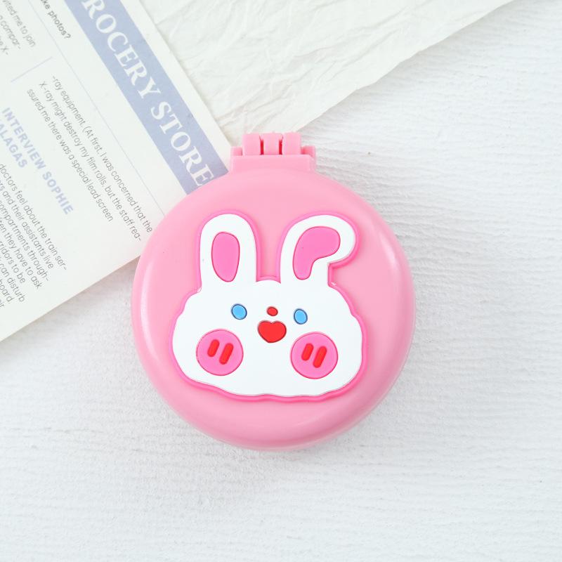 Симпатичные мини-складные гребни для волос с зеркалом, портативные для путешествий, массажная расческа для женщин и девочек, щетки для волос, аксессуары для укладки