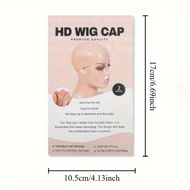 5 штук HD шапочек для парика для женщин Невидимые Ультратонкие Эластичные Шапочки-чулки для париков с кружевной передней частью Прозрачная шапочка для парика