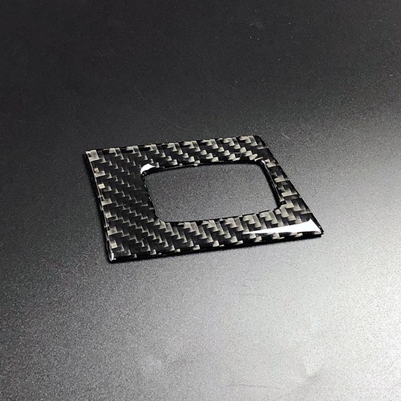 Углеродное волокно, автомобильный переключатель зажигания, крышка отверстия для ключа, внутренняя отделка, наклейка для BMW E90 E92 E93 3 серии 2005-13, автомобильные аксессуары