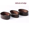 Men's Leather Belt with Buckle, Keyring, and Round Ring Accessories - 4cm Wide.