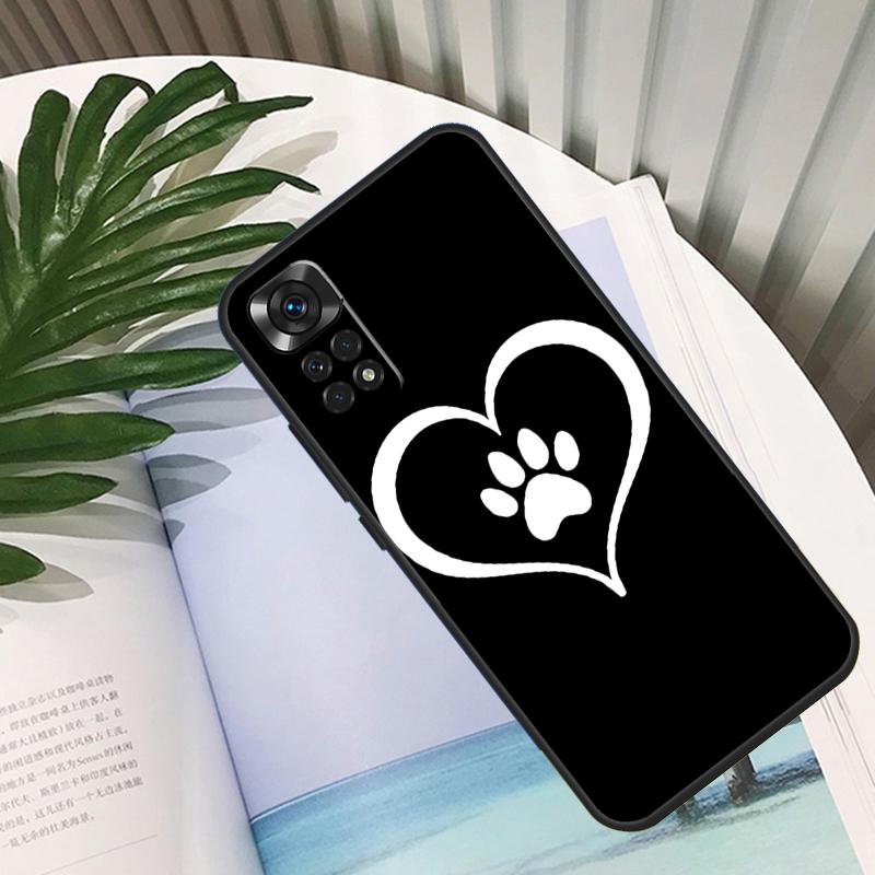 Чехол 'Лапка Собаки' для Xiaomi Redmi Note 9 8 10 11 12 Pro Note 11S 10S 9S Redmi 12C 9C 10A 10C Задняя Крышка