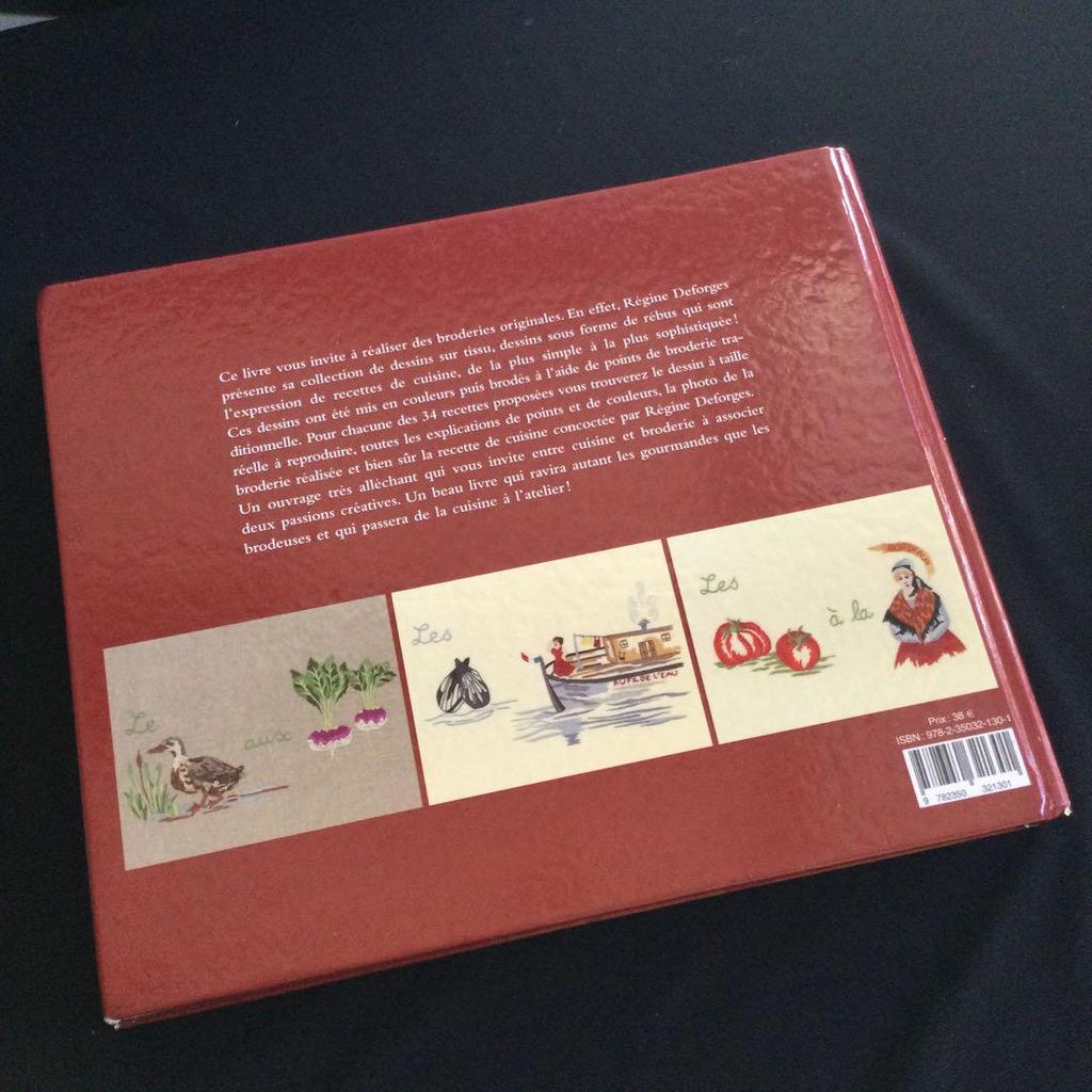 [Б/У] Книга со схемами для вышивки, Западные книги, рецепты, Западные книги, английский, французский, вышивка, кулинария, ингредиенты, еда