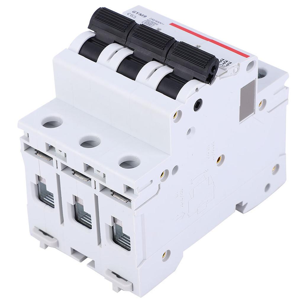 ГИМ9?C65 Автоматический выключатель 3P 230400VAC 5060Гц IP20 Электрическая защита от утечки Токовая цепь