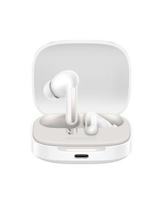 Xiaomi Беспроводные наушники Redmi Buds 6 Тонкие и легкие Активное шумоподавление 49 дБ 3D Google Быстрая зарядка 42 часа музыки Стрельба Облачно-белые Наушники, Корпус, Подавление, Аудио,