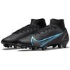 Nike Mercurial Superfly 8 Elite AG Black Photo Blue Men Sneakers Iron-Grey CV0956-004