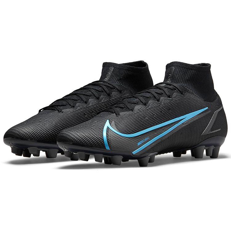 Nike Mercurial Superfly 8 Elite AG Black Photo Blue Men Sneakers Iron-Grey CV0956-004