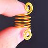 10Pcs Hair Braids Dreadlocks Beads Charms Cuffs Tubes Hair Accessories Spring Hair Rings  African