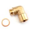 1PC M18X1.5 02 Bung Extension O2 Oxygen Sensor Angled Extender Spacer 90 Degree