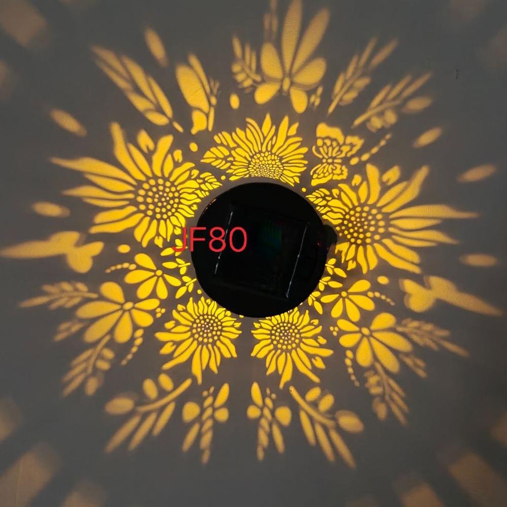 Warm Wall Light Metal Home Garden Night Light New LED Solar Light  Outdoor Lawn Courtyard