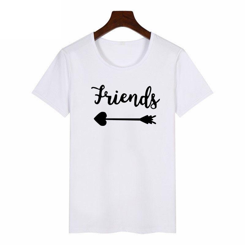 Summer 2023 Fashion Best Friend Shirts Women Short Sleeve T Shirt Bff Top Sisters Gifts For Friends Tees For Her