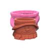 Snowman Doll Pen Holder Pot Silicone Molds Table Ornament Mould Plaster Making Tool Succulent Planter Mold Easy To Clean