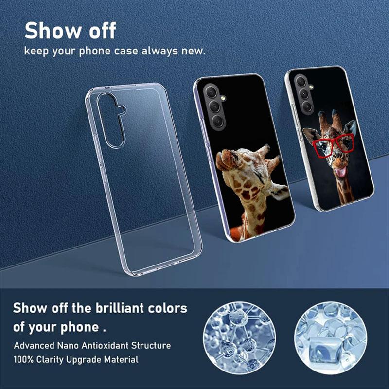 Giraffes Have Long Necks Phone Case for Samsung A16 A26 A36 A56 A17 A37 A57 A07 A06 A02S A03 A04S A05S Galaxy Note 20 10 A50S A7