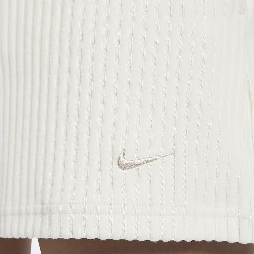 Nike Спортивные трикотажные удобные дышащие повседневные шорты средней посадки женские плавки светло-красно-коричневые FN3675-104