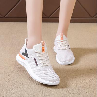 Весна и осень Новые женские кроссовки Flying Weaving Mesh для спорта и отдыха Легкие кроссовки с мягкой подошвой