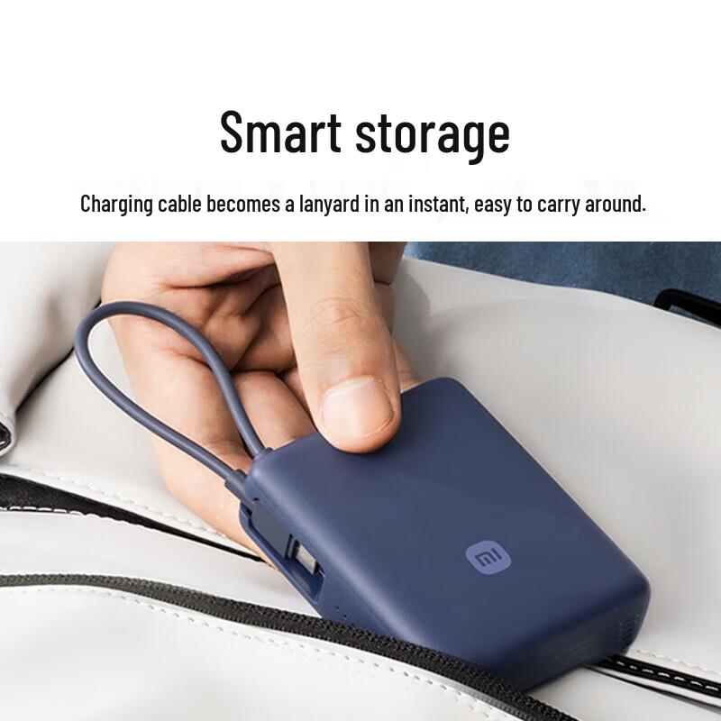 Xiaomi 33W 10000mAh Power Bank with Built-in Cable
