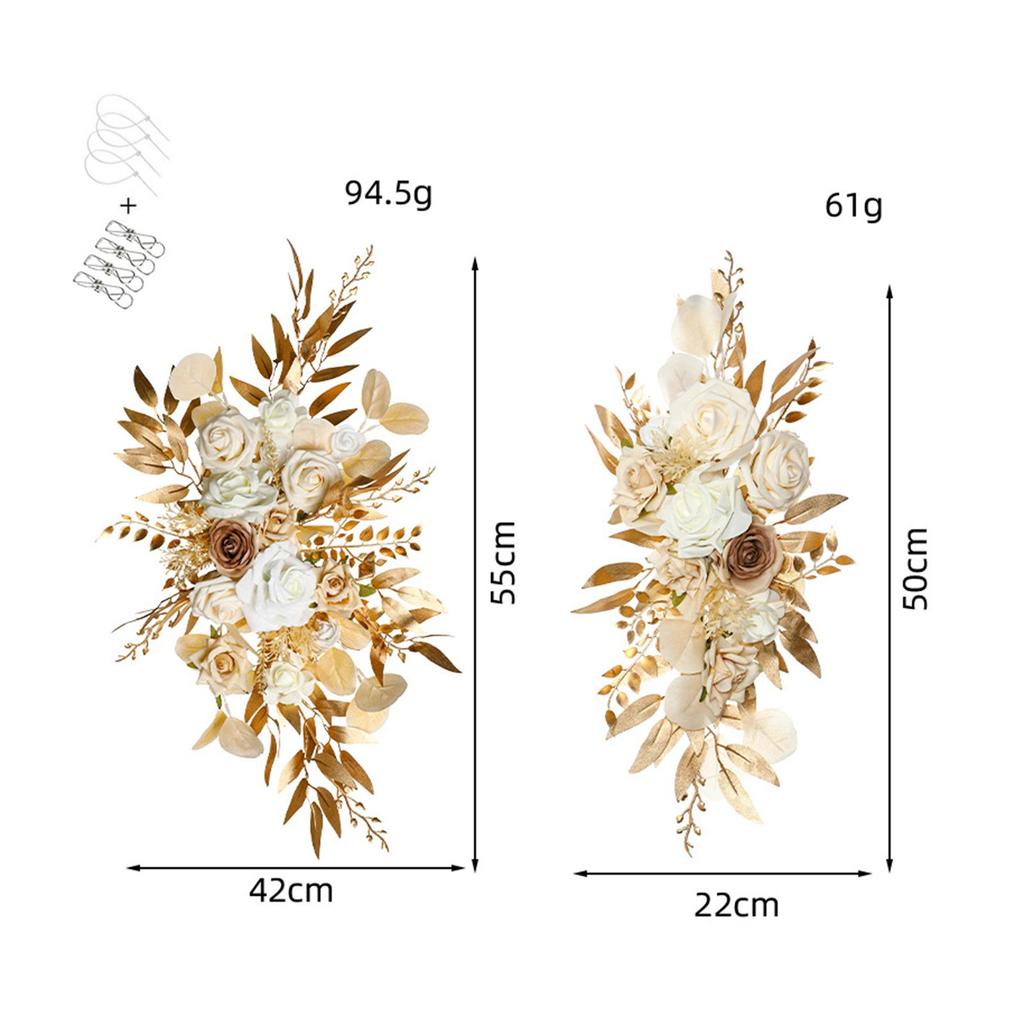 2 шт. искусственный цветочный фон для гирлянды декоративная свадебная арка цветы для дома свадьба машина помолвка церемония прием