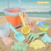 Children'S Foldable Beach Bucket Sand Play Tool Set 11-Piece Set Sand Shovel Animal Sand Play Water Toy