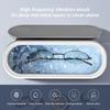 Ultrasonic Glasses Cleaner Professional High Frequency Jewelry Cleaner Machine Battery Powered Rings Jewelry Dentures Eyeglasses Cleaning Tools