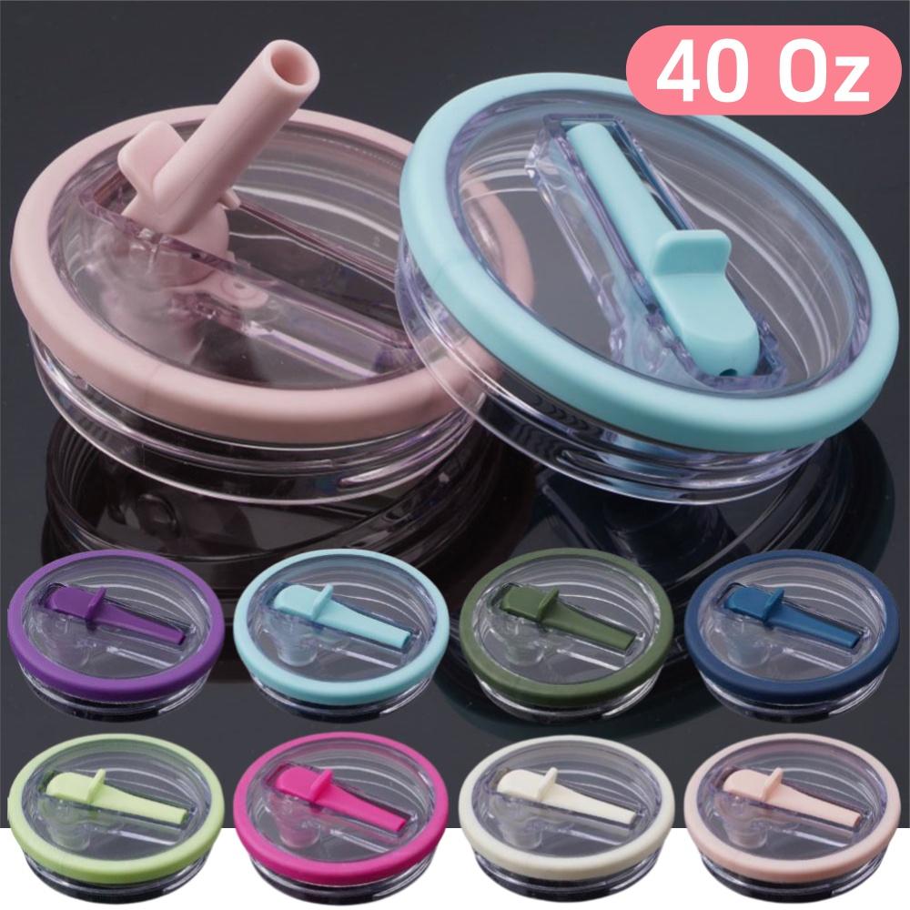 Крышка для стакана 40 унций с откидной крышкой и трубочкой, устойчивая к проливам, устойчивая к брызгам, многоразовая, сменная крышка для стакана, герметичная, для Stanley