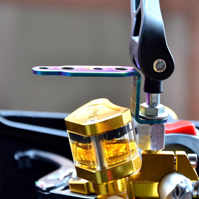 Кронштейн для светодиодной фары мотоцикла, кронштейн для лампы зеркала заднего вида, кронштейн-зажим для удлинения прожектора, многофункциональные аксессуары для мотоцикла