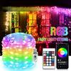 Светодиодная гирлянда Bluetooth Сказочный свет USB 5V 20м 10м 5м Dreamcolor Синхронизация с музыкой Декор для вечеринки Гирлянда