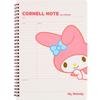 Sanrio My Melody Cornell Note, Pink, 1 Piece