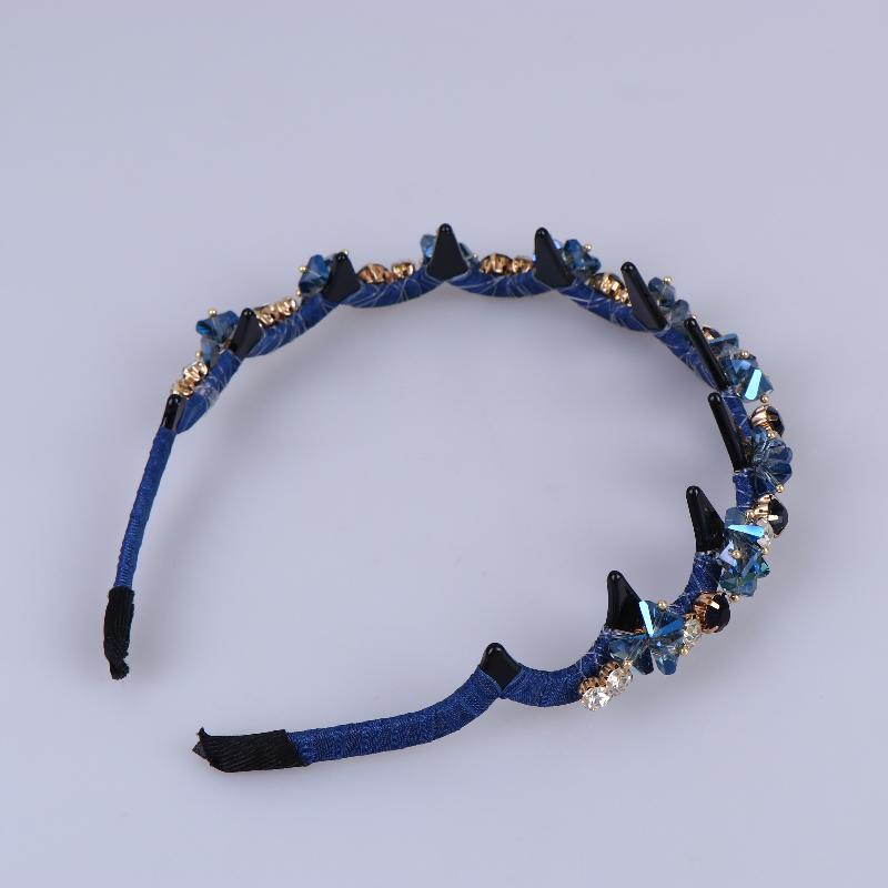 Stylish Rhinestone Hair Hoop Crystal Non Slip with Teeth for Women’s Daily Hair Fashion